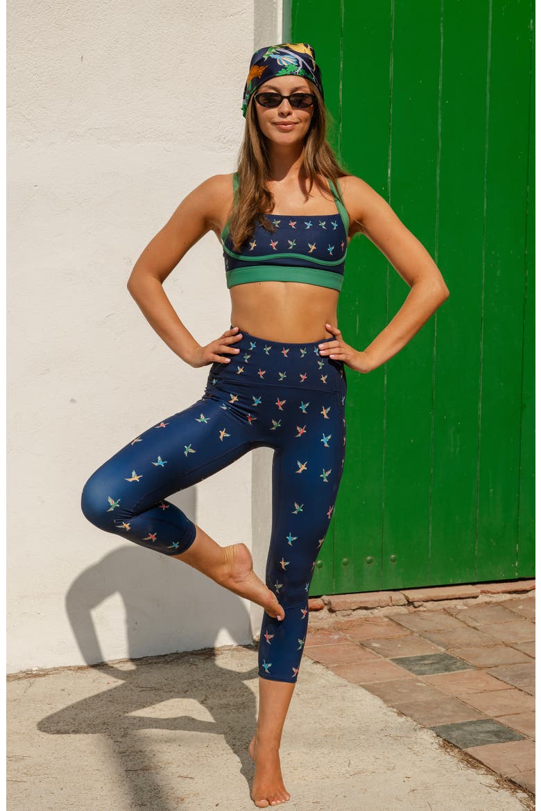 Freedom Wings High-Waisted 7/8 Leggings, Alternate, color, Blue