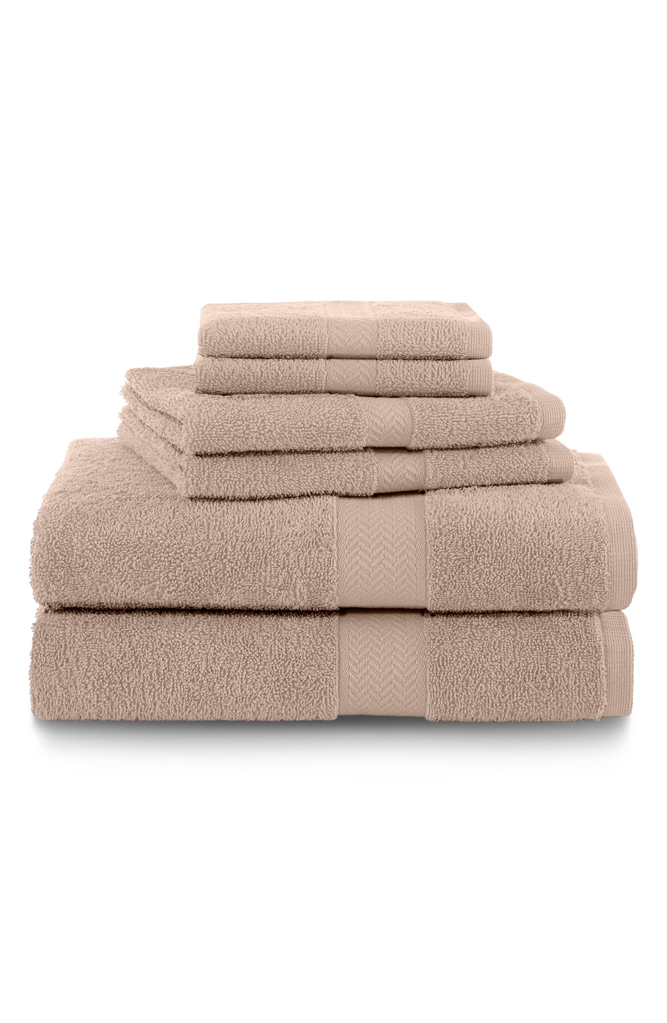 Martex Ringspun 6-piece Towel Set In Brown