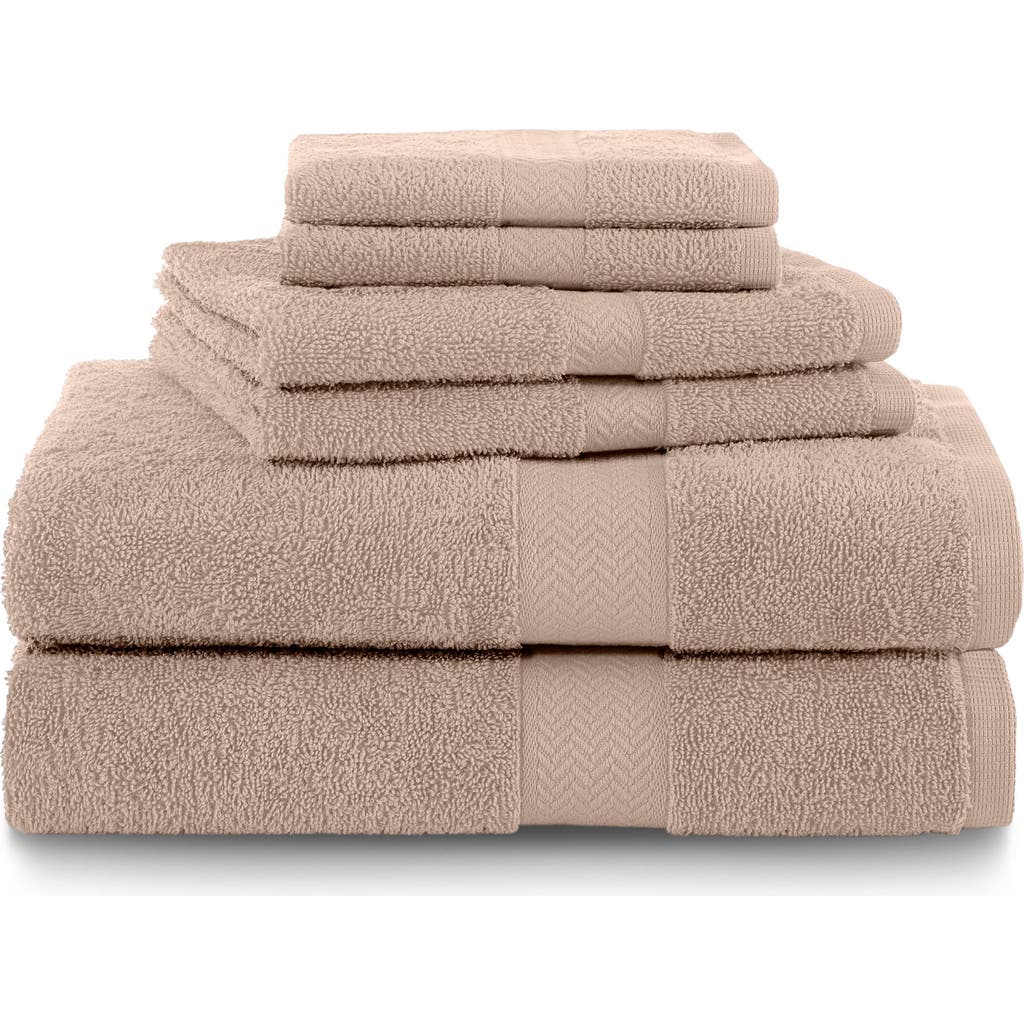Martex Ringspun 6-piece Towel Set In Brown
