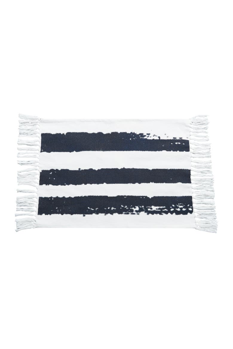 Langley Indigo Placemats Set of 4, 14" x 20", Main, color, Blue