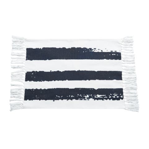 Langley Indigo Placemats Set of 4, 14" x 20"