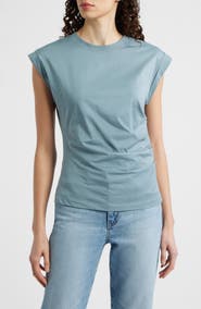 BOSS Epka Strong Shoulder Jersey Top