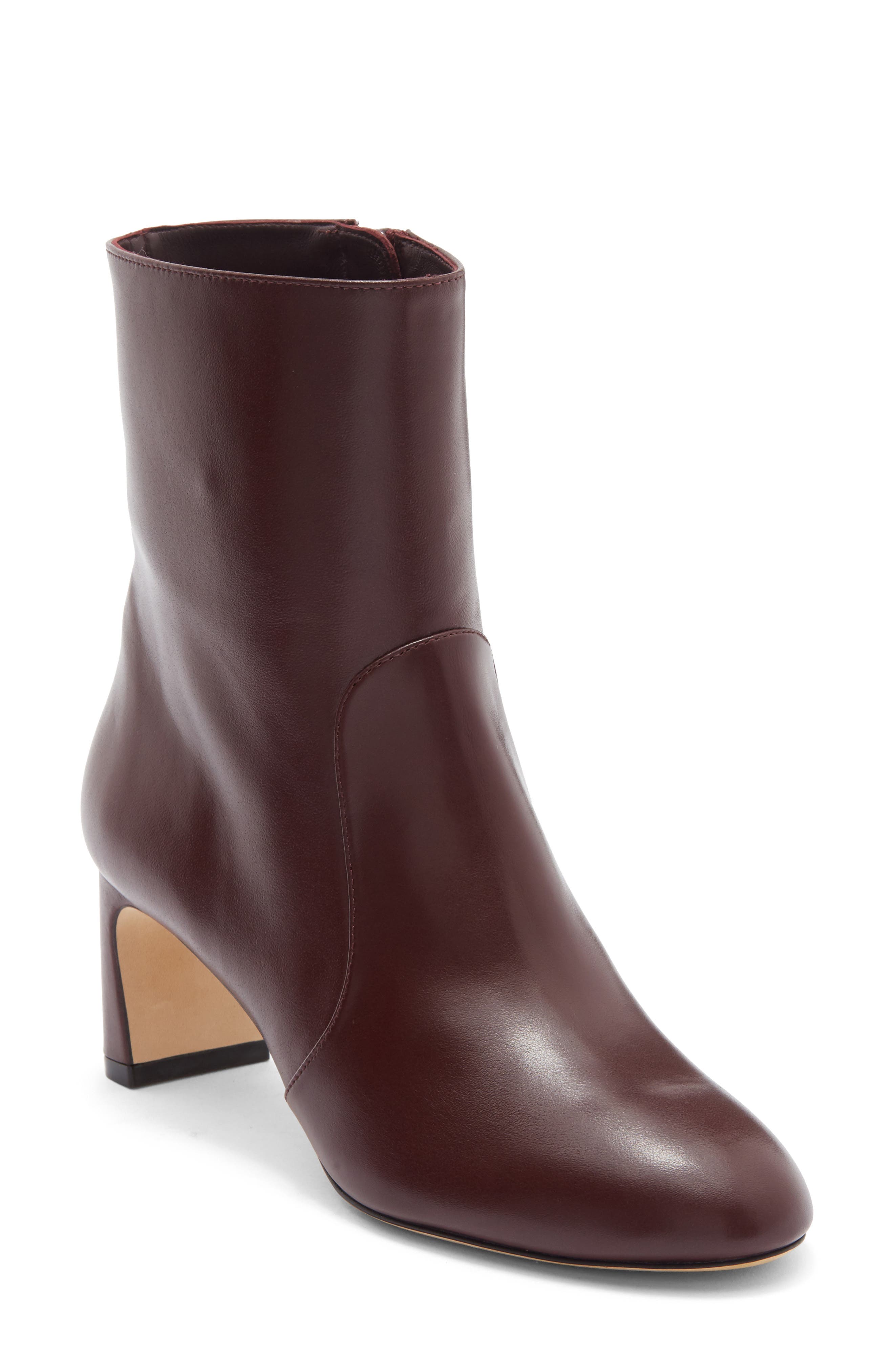 Stuart Weitzman Babette Zip Bootie 60, Main, color, Boysenberry