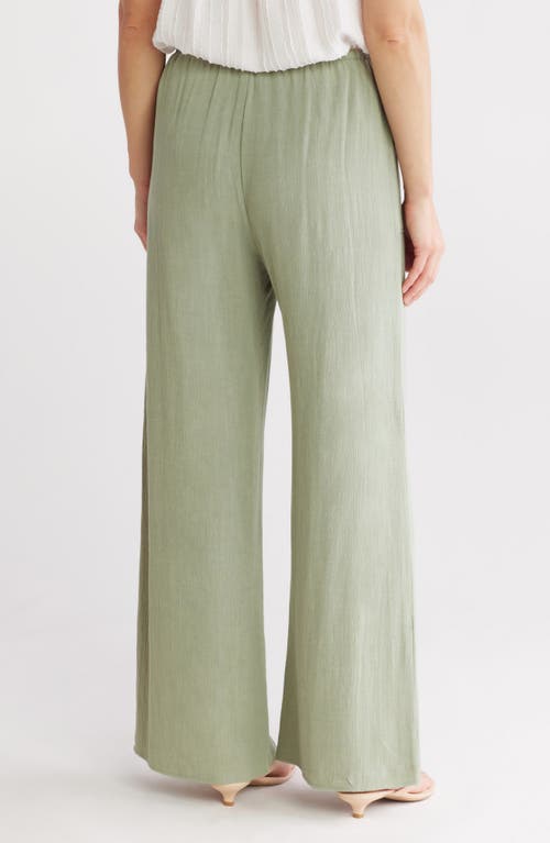 RENEE C RENEE C WIDE LEG DRAWSTRING PANTS 