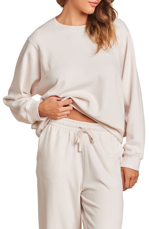 Malibu Collection® Brushed Fleece Pullover