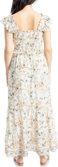 Smocked Tiered Maxi Dress