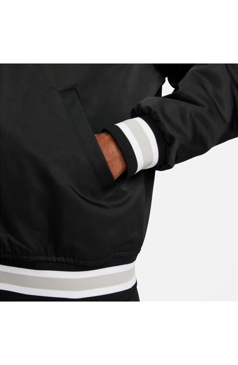 Nike Dugout Satin Baseball Jacket, Alternate, color,