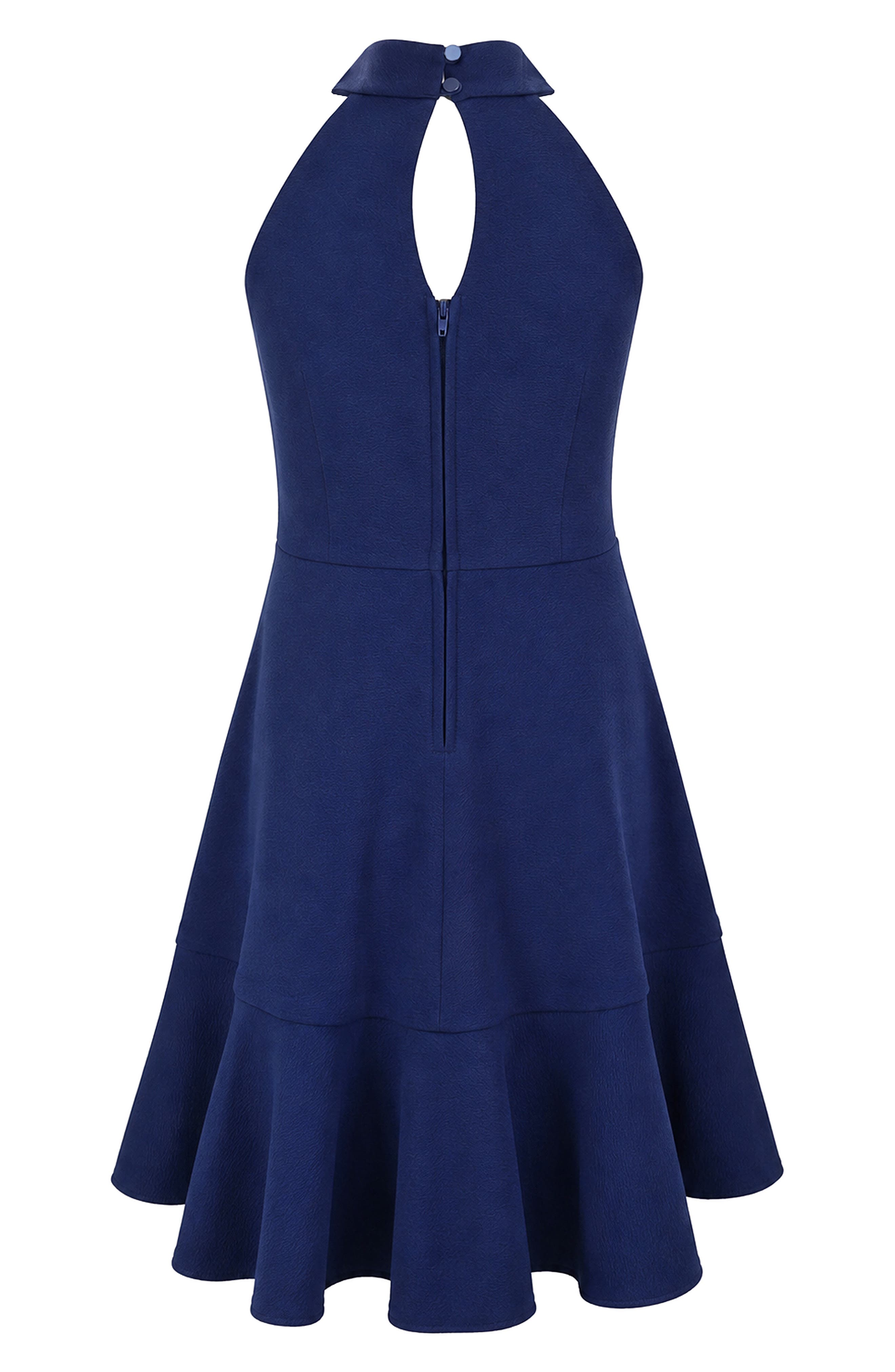 Kids' Textured Knit Skater Dress
