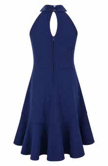 Kids' Textured Knit Skater Dress