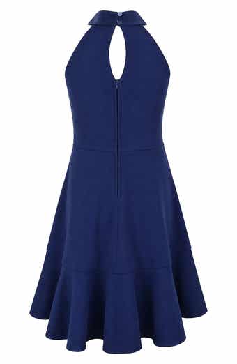 Kids' Textured Knit Skater Dress
