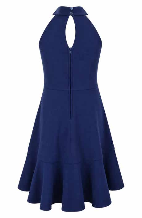 Kids' Textured Knit Skater Dress