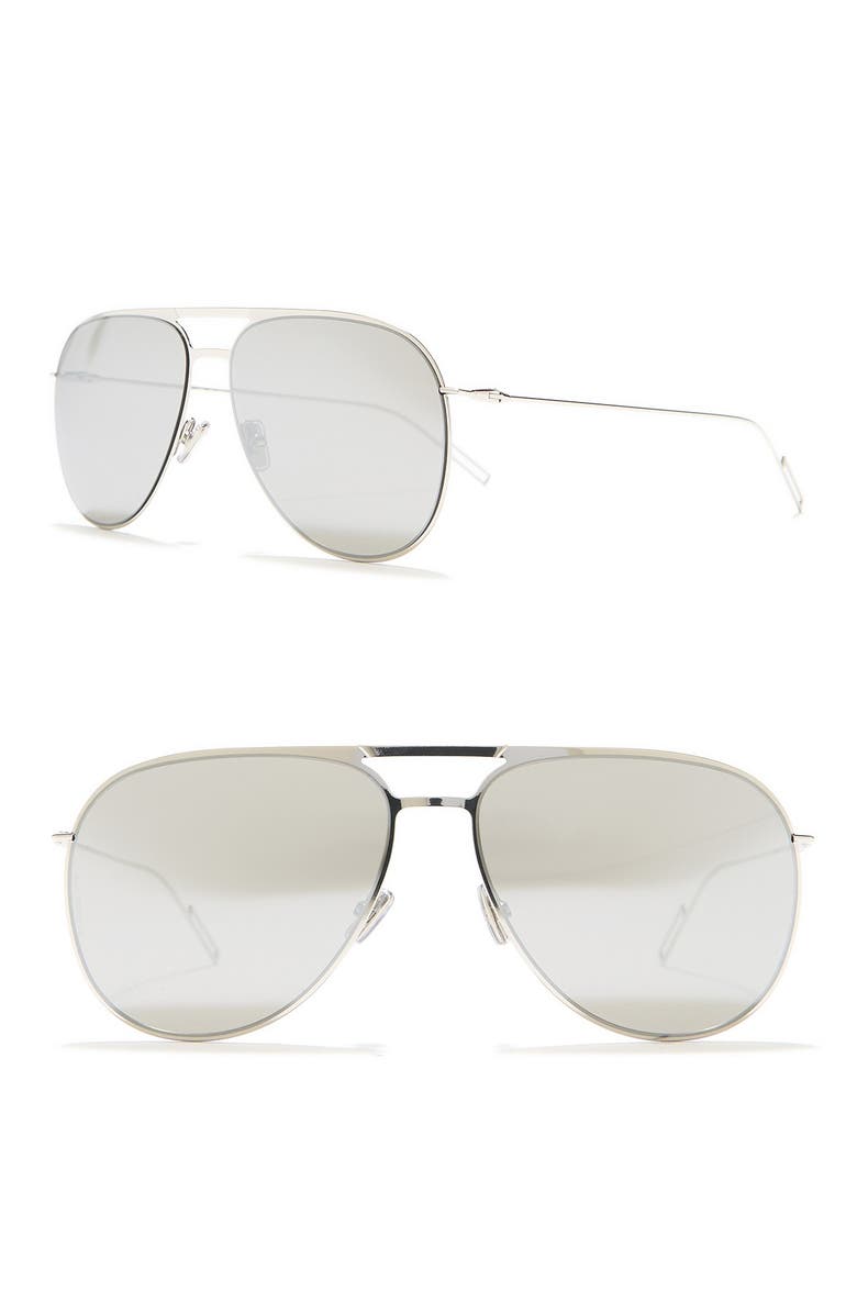 DIOR HOMME Aviator 59mm Sunglasses, Main, color,