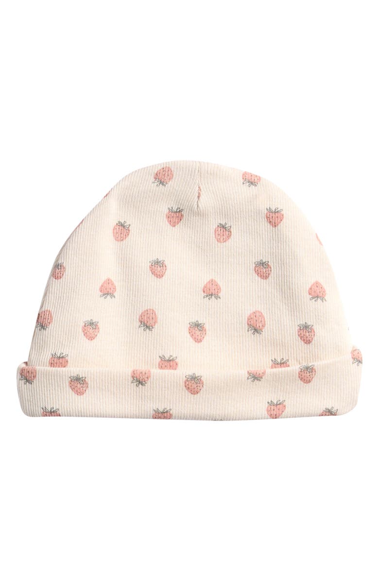 Little Planet Strawberry Strech Cotton Cap, Main, color, Strawberry Caps