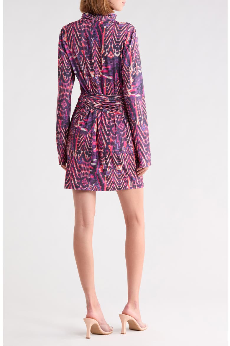 Dara Abstract Long Sleeve Jersey Dress, Alternate, color, ABSTRACT PRINT