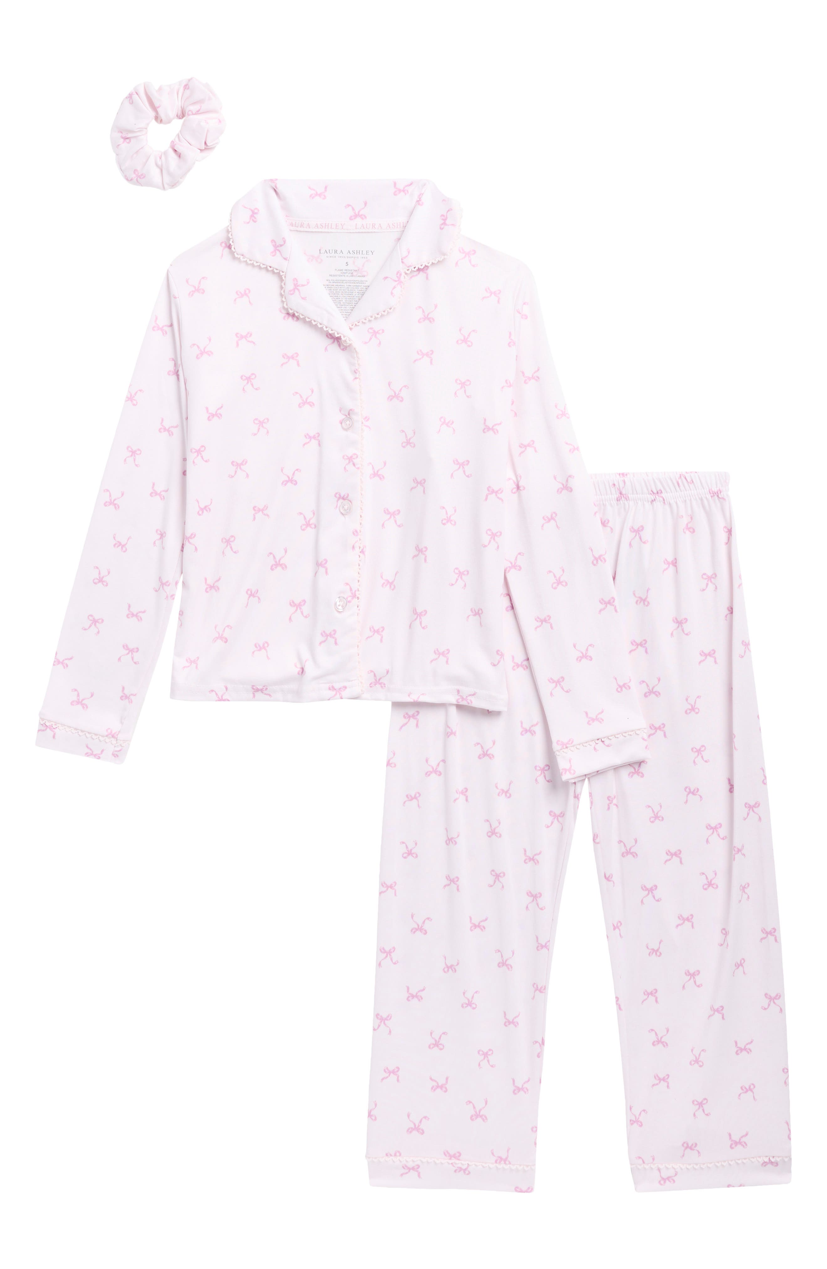 Kids' 3-Piece Pajamas & Scrunchie Set