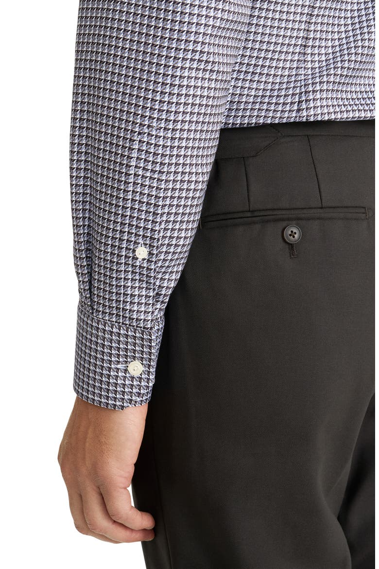 Slim Fit King Twill Dress Shirt, Alternate, color, DARK BLUE