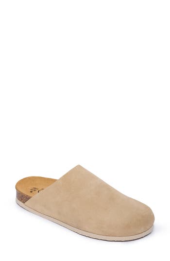 Plakton Brooke Clog in Tan Suede at Nordstrom Rack, Size 40