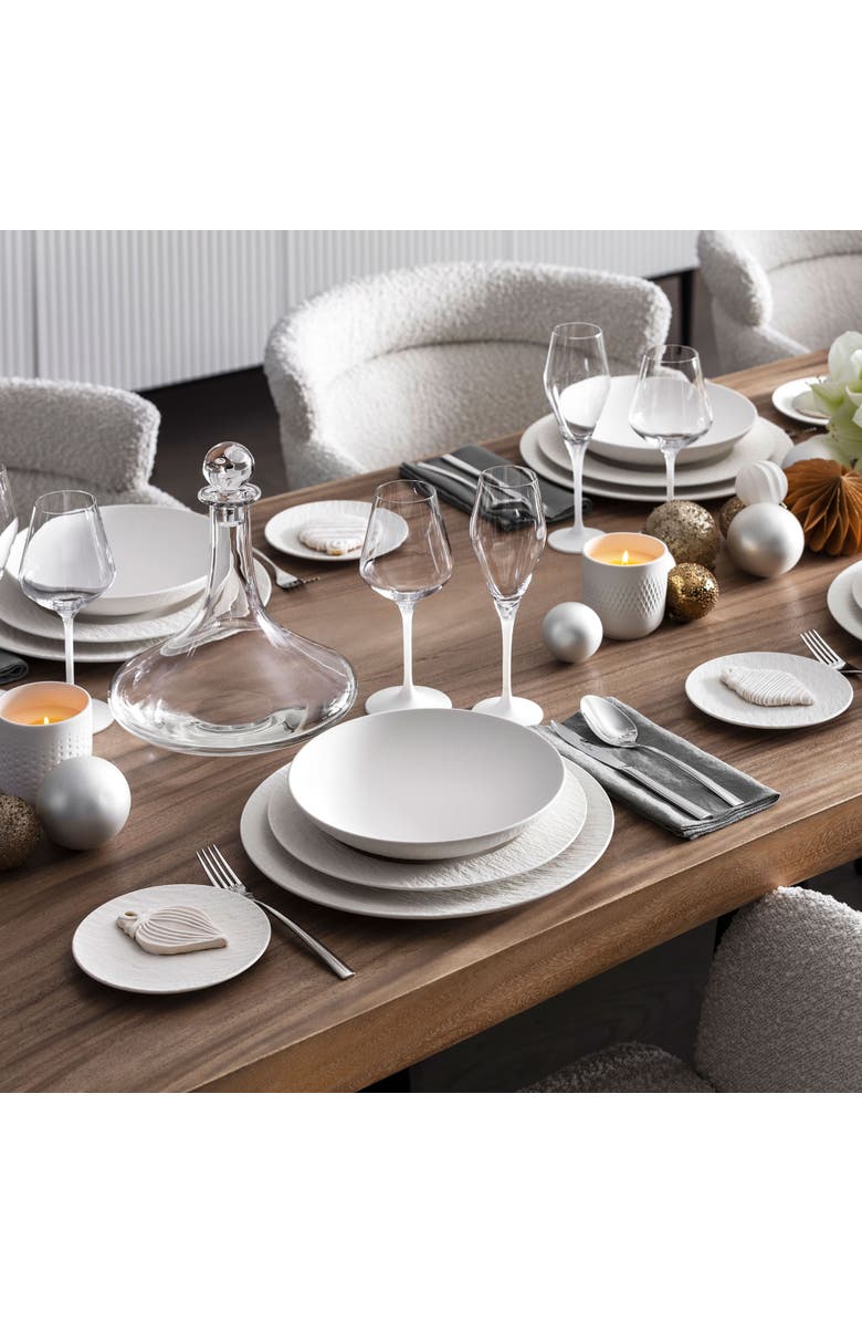 Villeroy & Boch Manufacture Rock blanc Bread & Butter Plate, Alternate, color, White