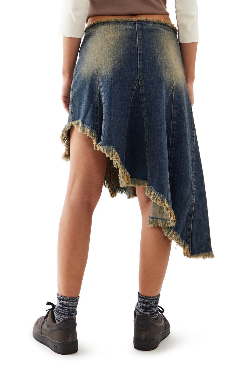BDG Urban Outfitters Asymmetric Denim Skirt, Alternate, color,