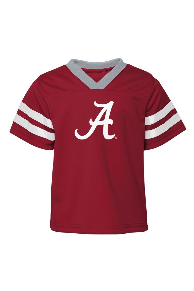Toddler Outerstuff Crimson/Gray Alabama Crimson Tide Red Zone Two-Piece V-Neck Top and Pants Set, Alternate, color, Crimson