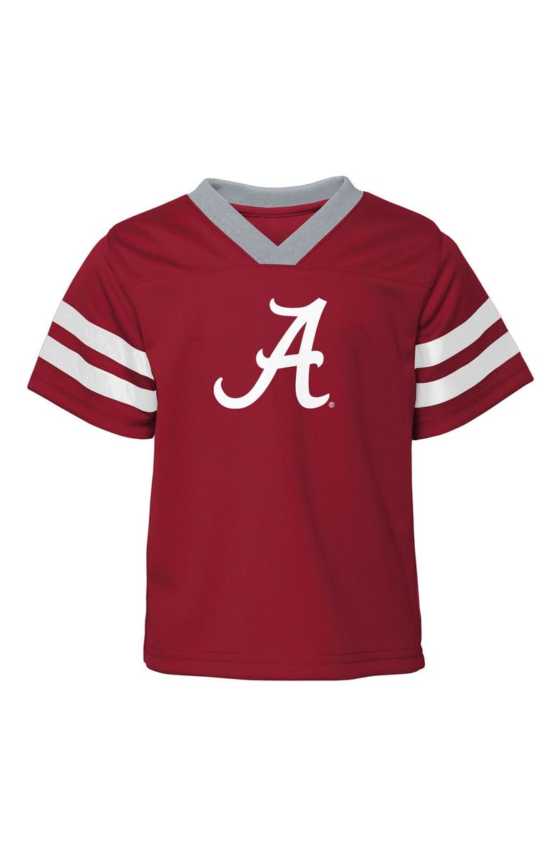 Outerstuff Toddler Outerstuff Crimson/Gray Alabama Crimson Tide Red Zone Two-Piece V-Neck Top and Pants Set, Alternate, color, Crimson