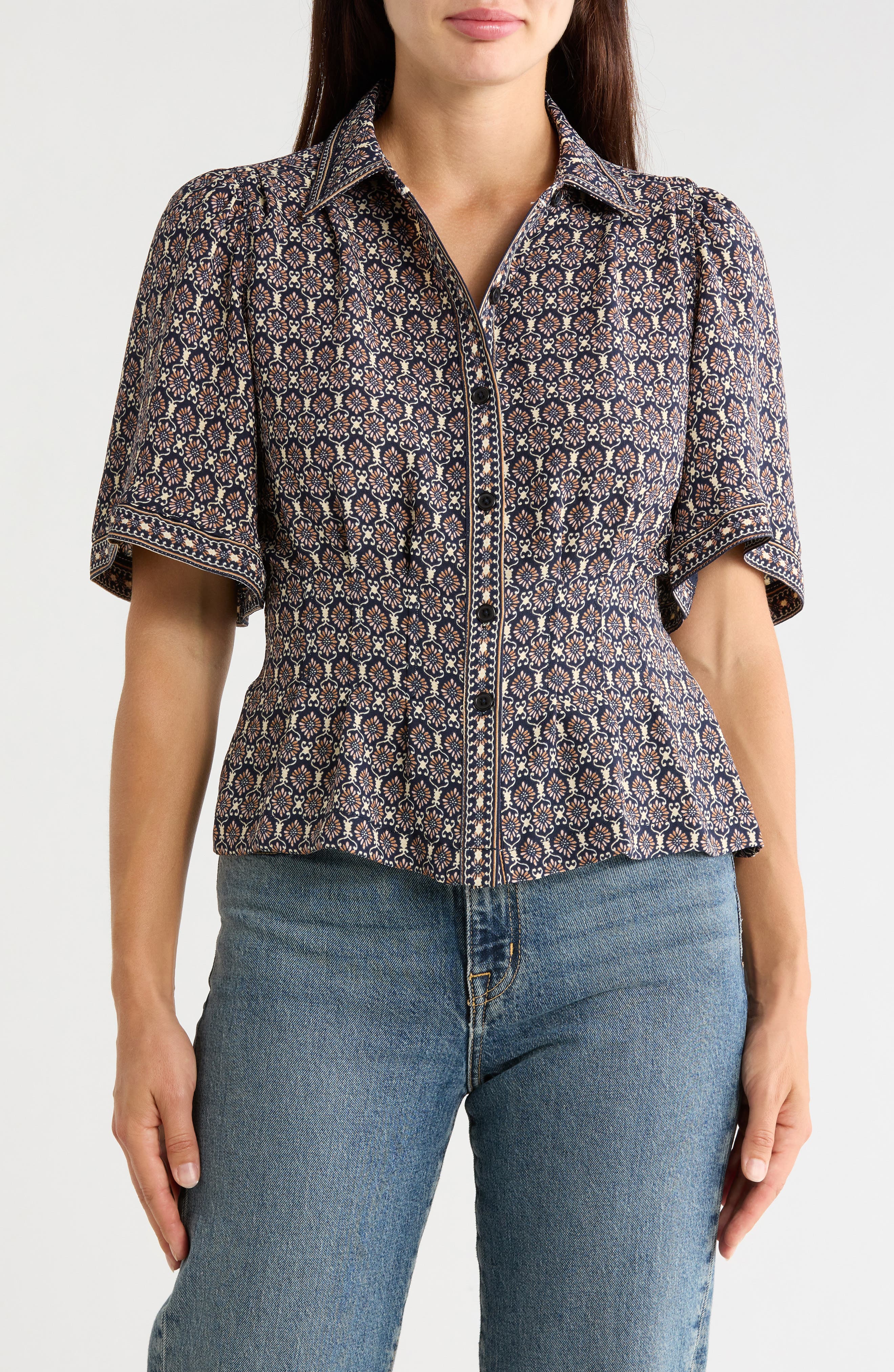 Short Sleeve Button-Up Shirt