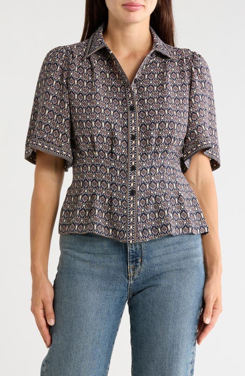 Short Sleeve Button-Up Shirt