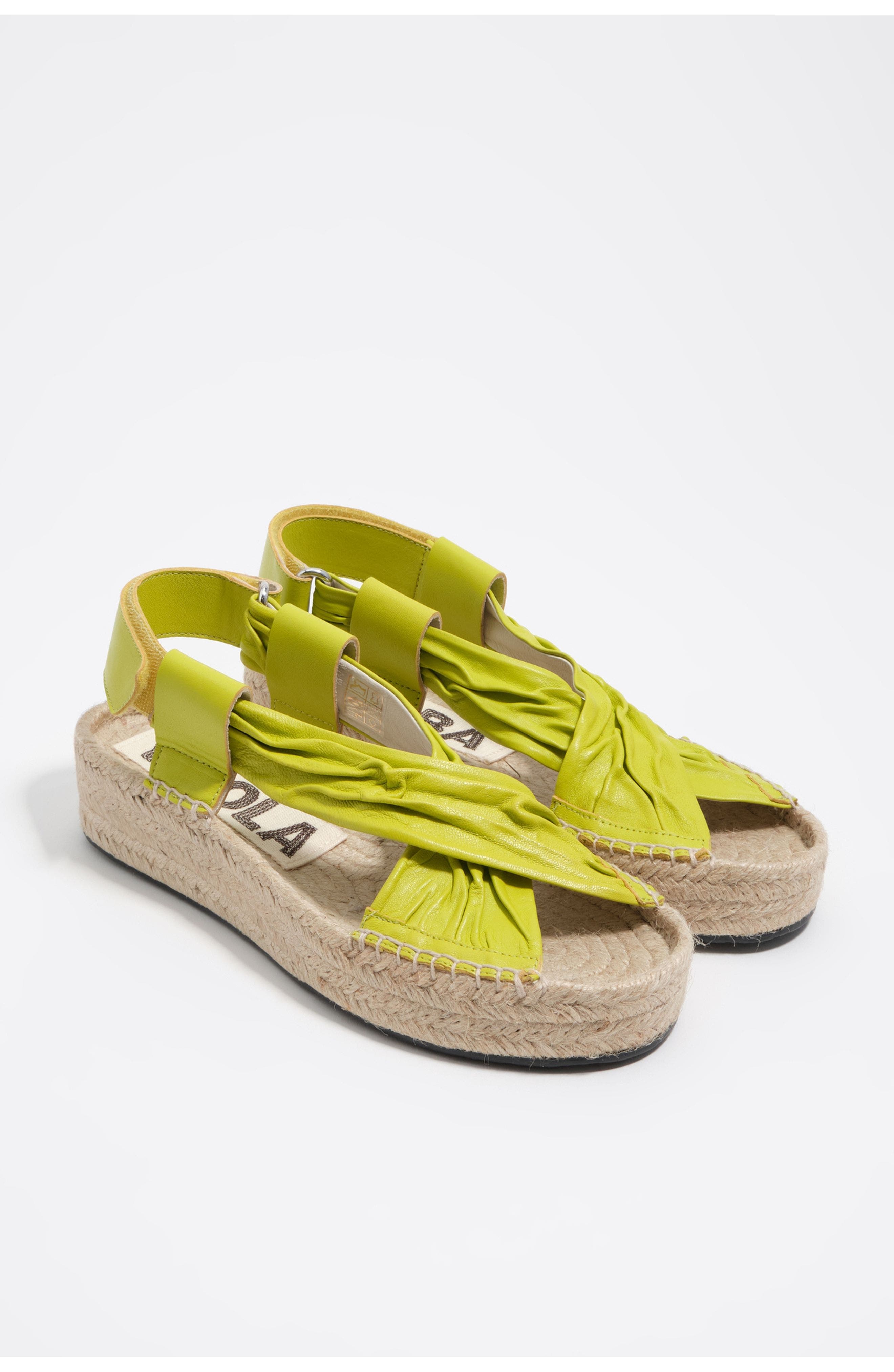 Bimba y Lola Jute Wedge Sandal, Alternate, color, Pistachio