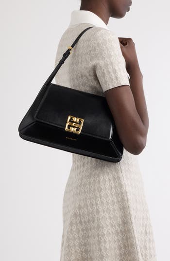 Givenchy 4G Liquid Logo Calfskin Shoulder Bag | Nordstrom Givenchy 4G Liquid Logo Calfskin Shoulder Bag | Nordstrom