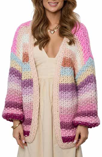 SAACHI Mayflower Stripe Crochet Cardigan