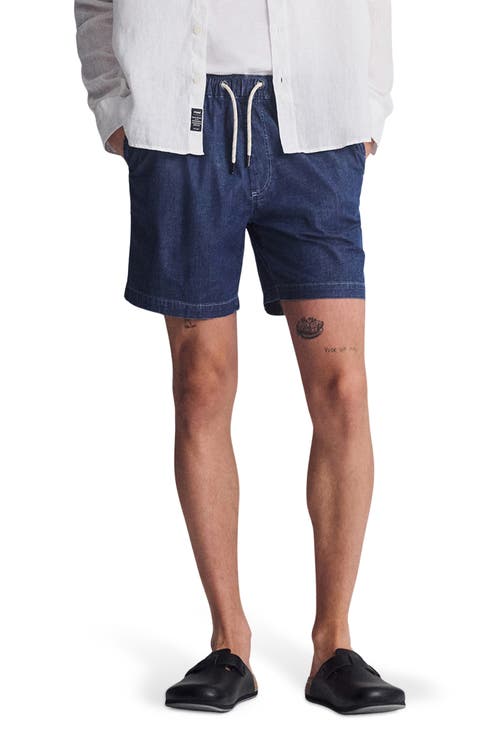 Clint Drawstring Chambray Shorts