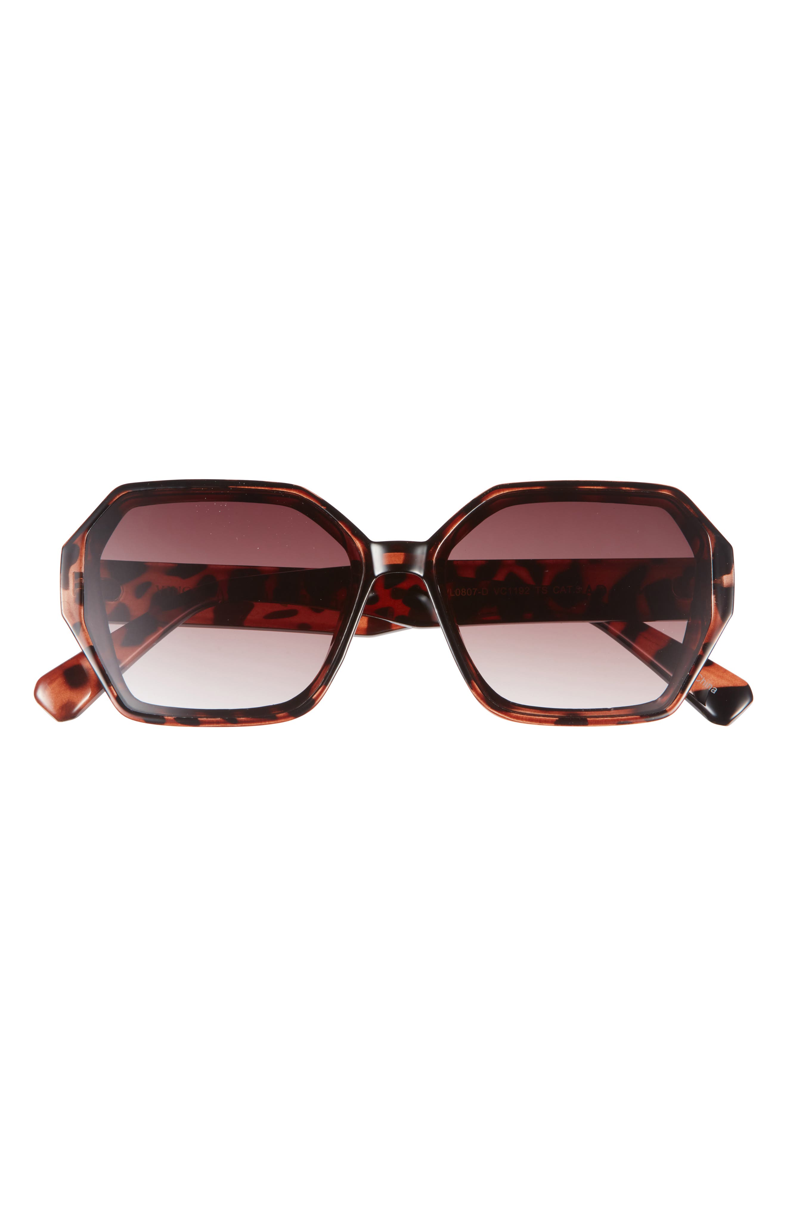 Vince Camuto 58mm Gradient Geometric Sunglasses