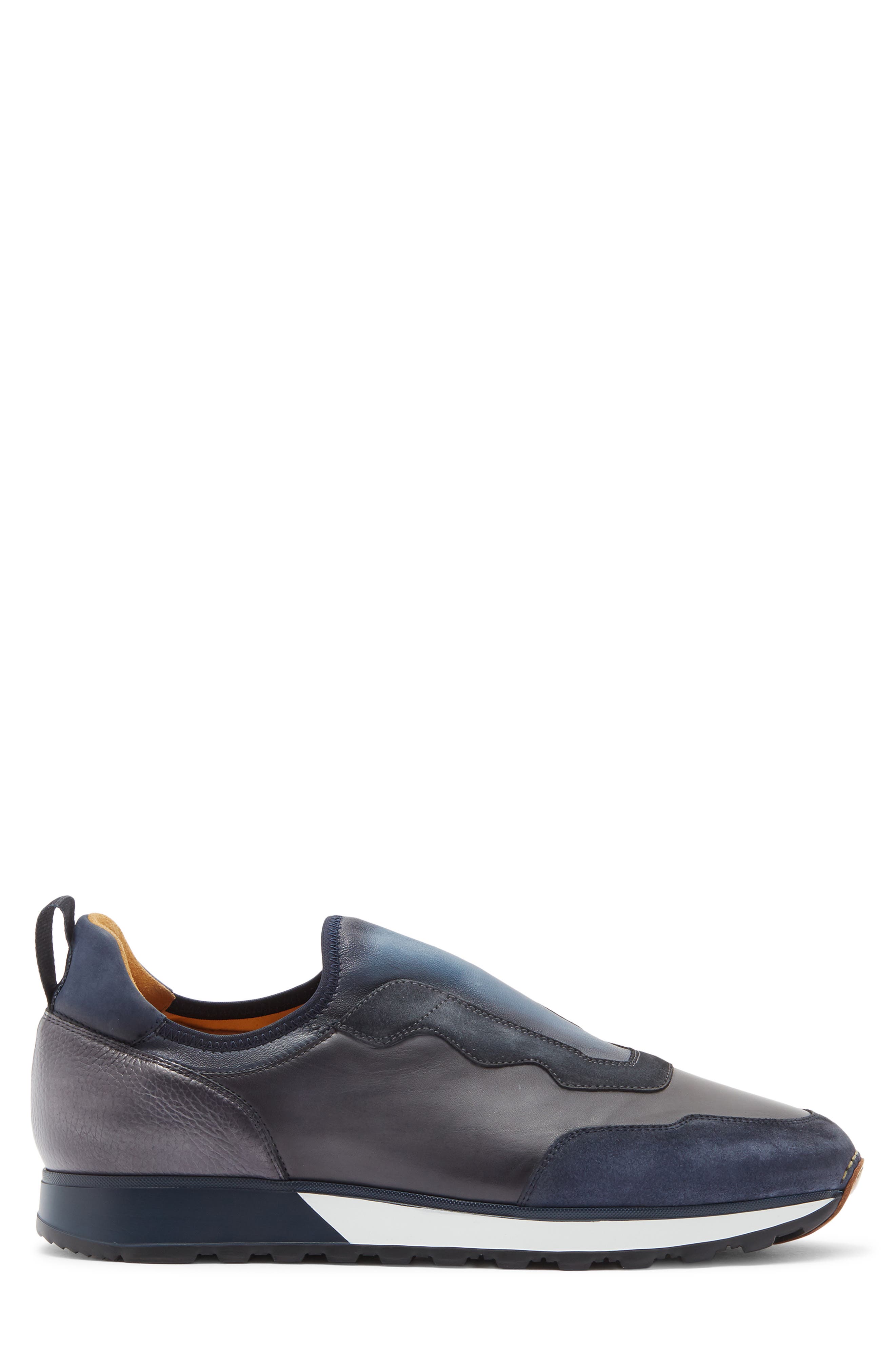 Magnanni Arco Slip-On Sneaker, Alternate, color, Navy