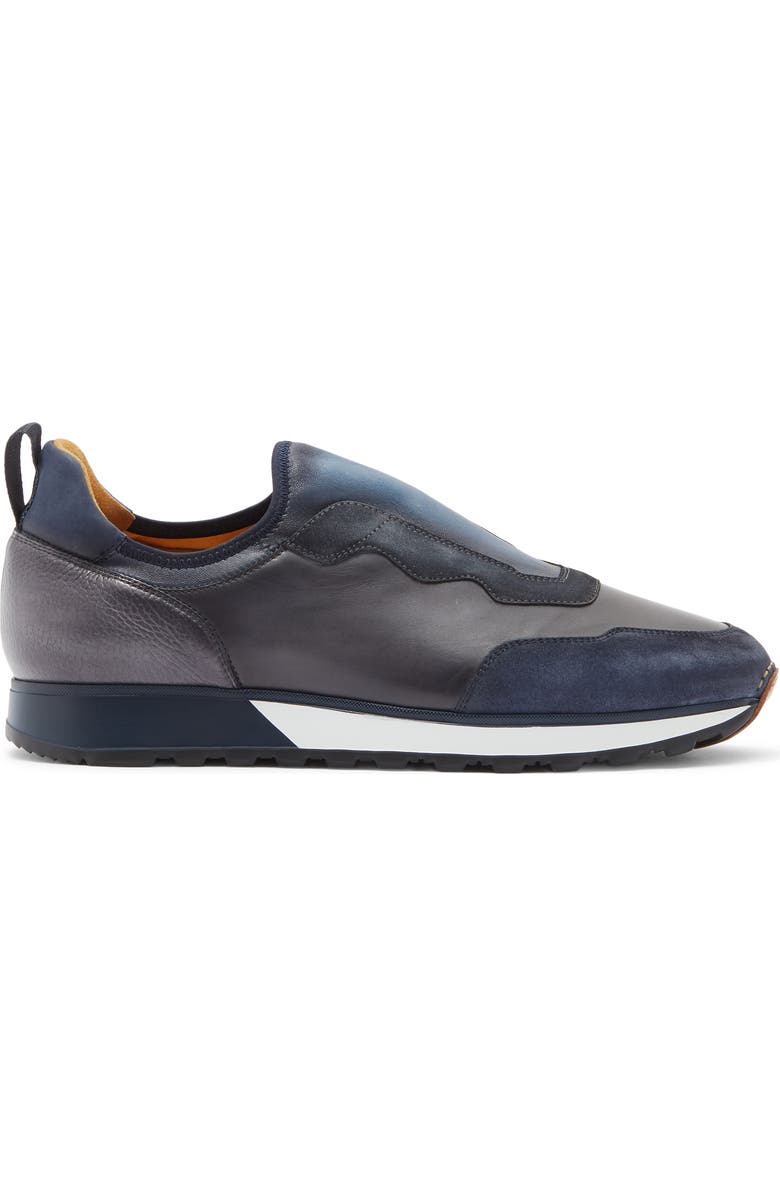 Magnanni Arco Slip-On Sneaker, Alternate, color, Navy