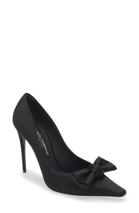 Mun Bow Satin Pump (Women)