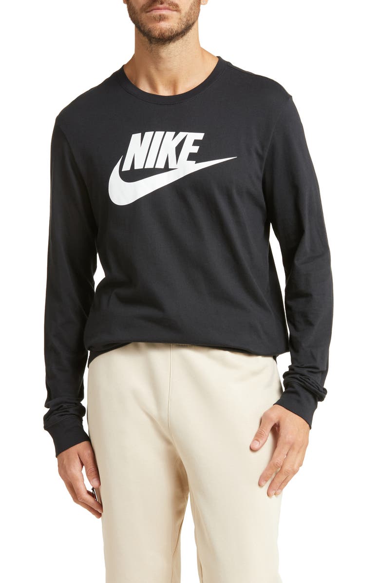 Nike Swoosh Long Sleeve T-Shirt, Main, color, 