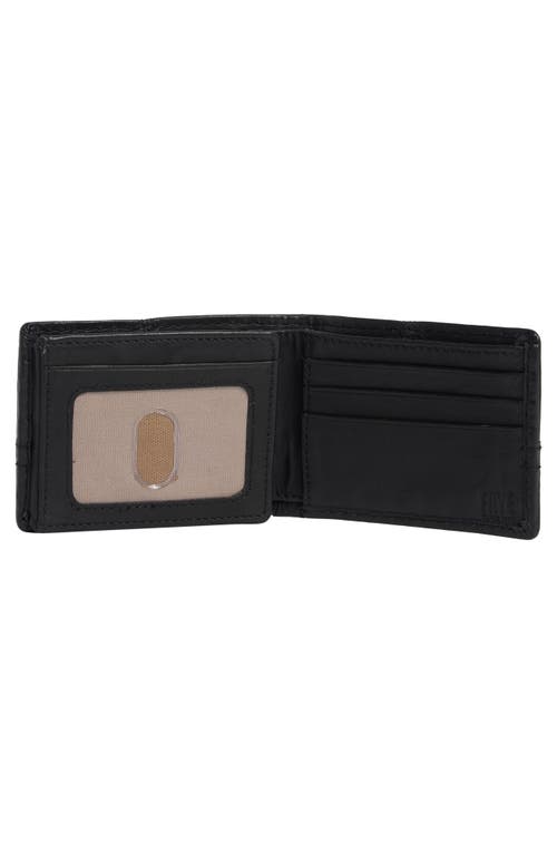 Frye Nash Id Window Leather Bifold Wallet In Black