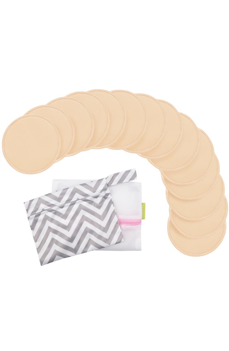 KeaBabies Soothe Nursing Pads, Main, color, Bare Beige
