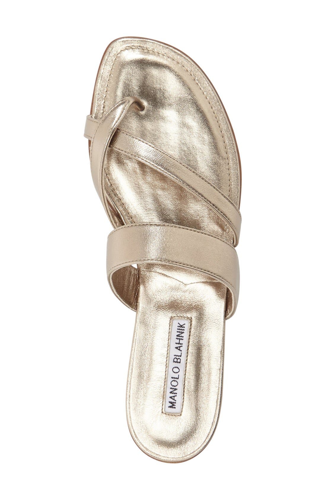 Slide Sandal, Alternate, color, GOLD SILK