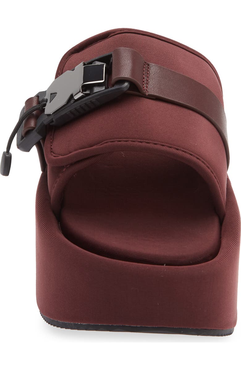 DKNY Vizer Platform Slide Sandal, Alternate, color, Bordeaux