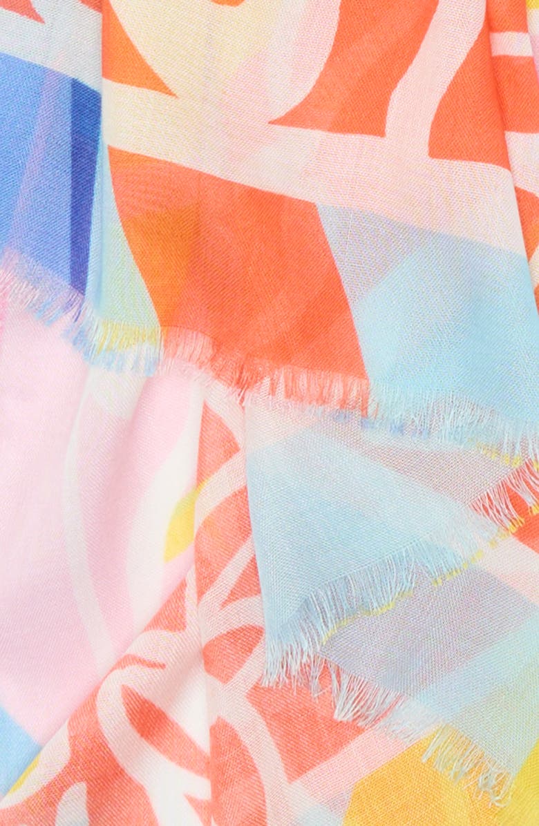 Kate Spade New York summer day oblong scarf, Alternate, color,