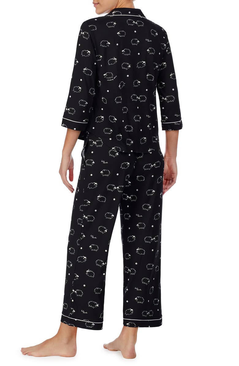 Kate Spade New York print pajamas, Alternate, color, 