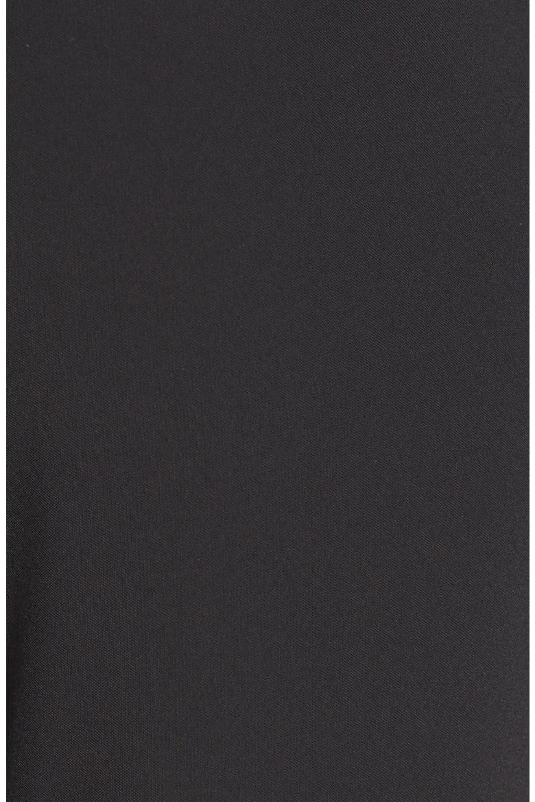 Elastic Cuff Pleated Pants, Alternate, color, BLACK