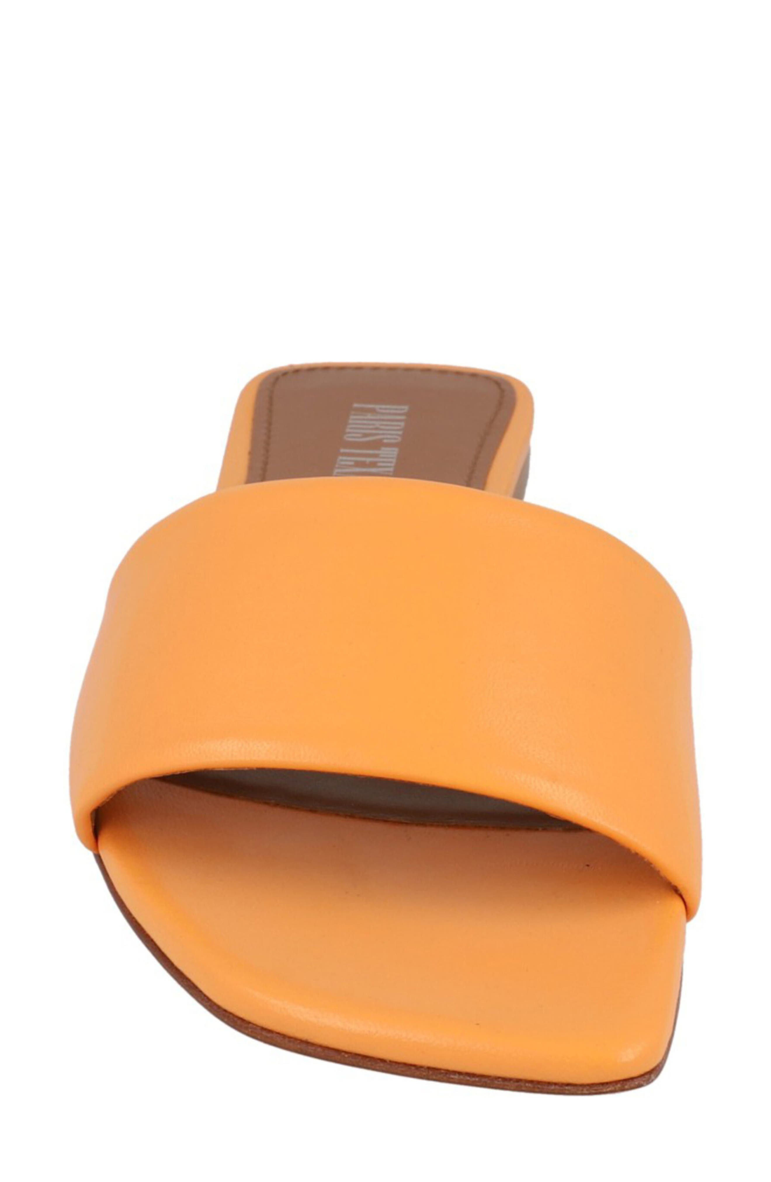 Paris Texas Sanremo Slide Sandal, Alternate, color, Orange