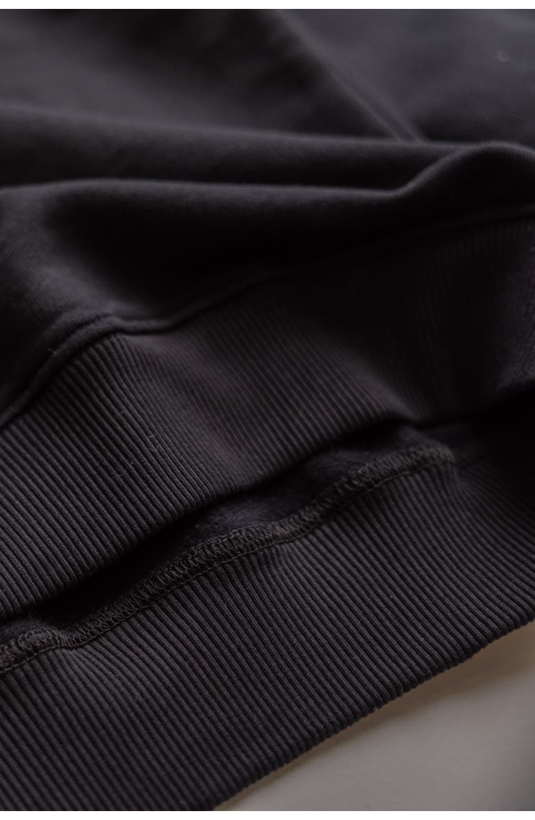 Vottera Organic Cotton Sweatshirts, Alternate, color, Black