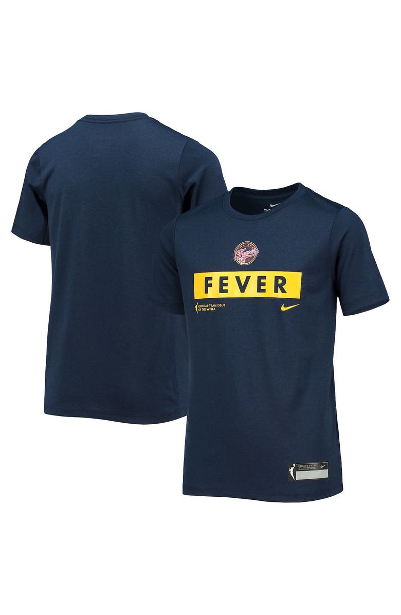 Nike Youth Nike Navy Indiana Fever Practice Performance T-Shirt, Main, color, 