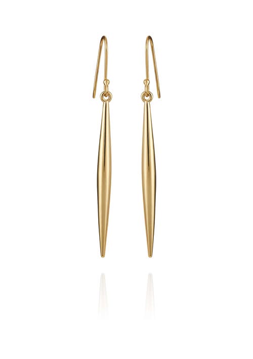 Vince Camuto Linear Spear Drop Earrings In Gold