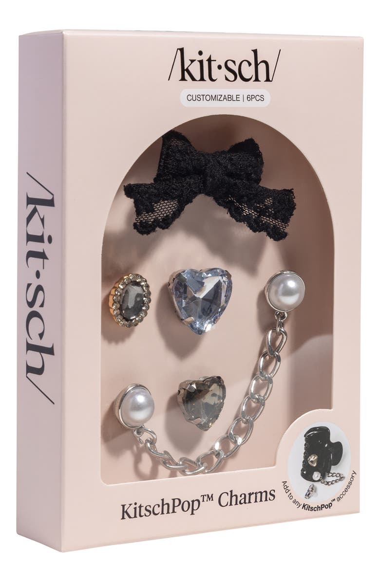 Kitsch Assorted 6-Pack KitschPop<sup>™</sup> Charms, Alternate, color, Black