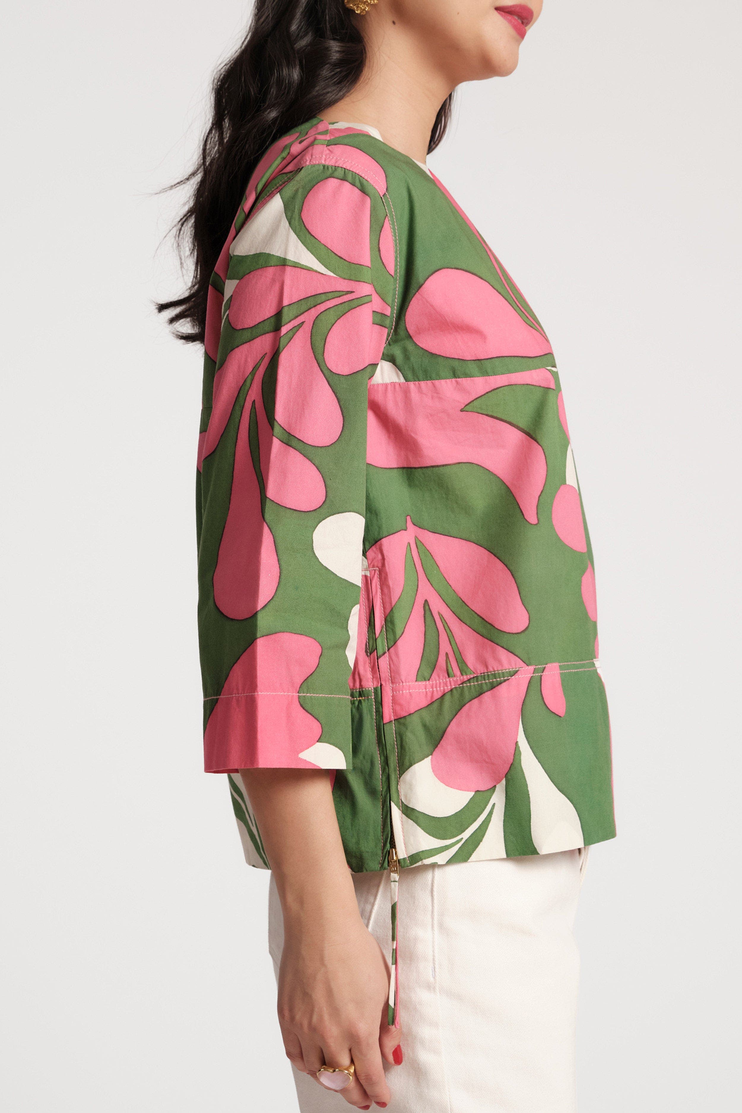 Carly Top Modern Palm - image 2