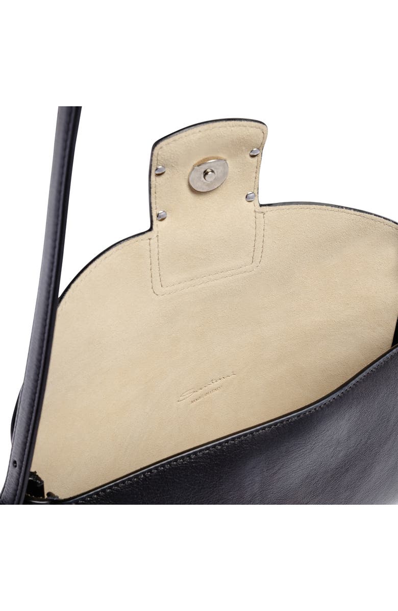 Santoni Leather shoulder bag, Alternate, color,